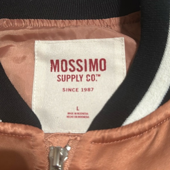 Coral Tropical Varsity Jacket - Picture 3 of 4